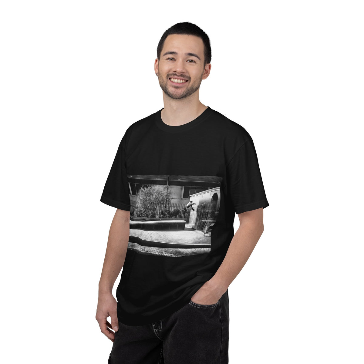 Evan Smith, Kickflip Wallride, Barcelona 2015 - Comfort Colors T-Shirt