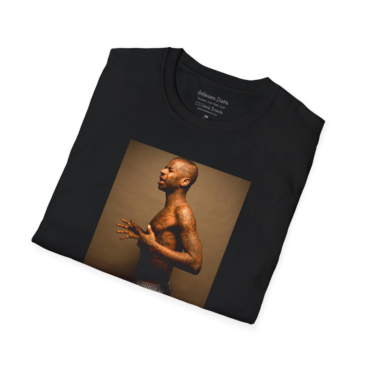 Antwuan Dixon, Thrasher Photo Issue Summer 2009 cover portrait — David Broach Photography skate t-shirt