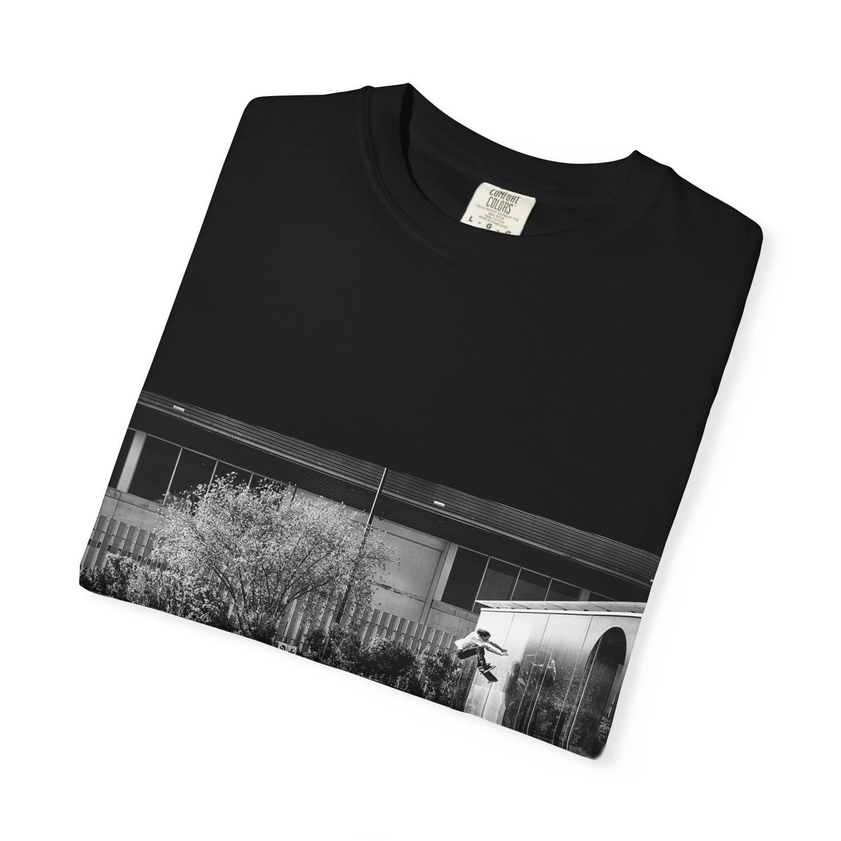 Evan Smith, Kickflip Wallride, Barcelona 2015 - Comfort Colors T-Shirt