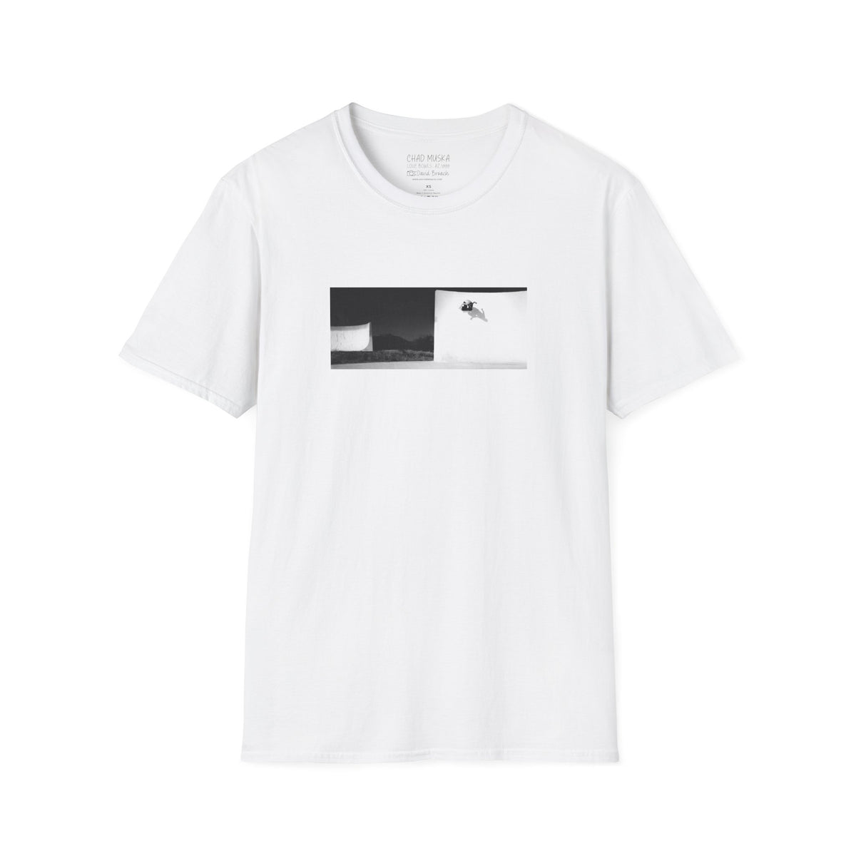 Chad Muska, Love Bowls, Phoenix Arizona 1999, black and white film — David Broach Photography skate t-shirt