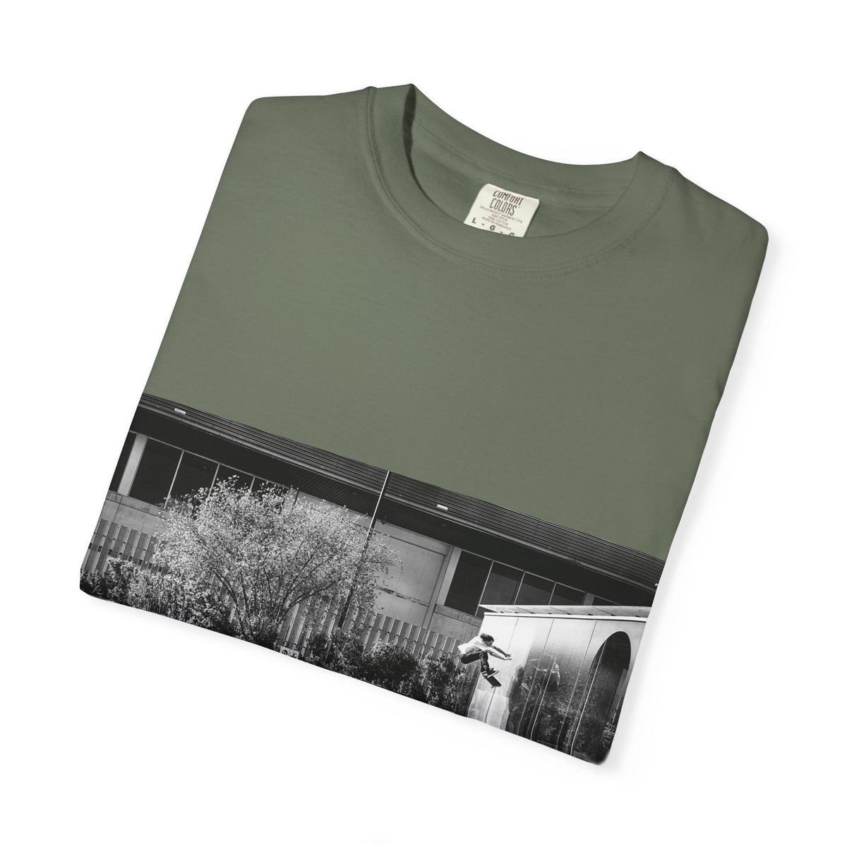 Evan Smith, Kickflip Wallride, Barcelona 2015 - Comfort Colors T-Shirt