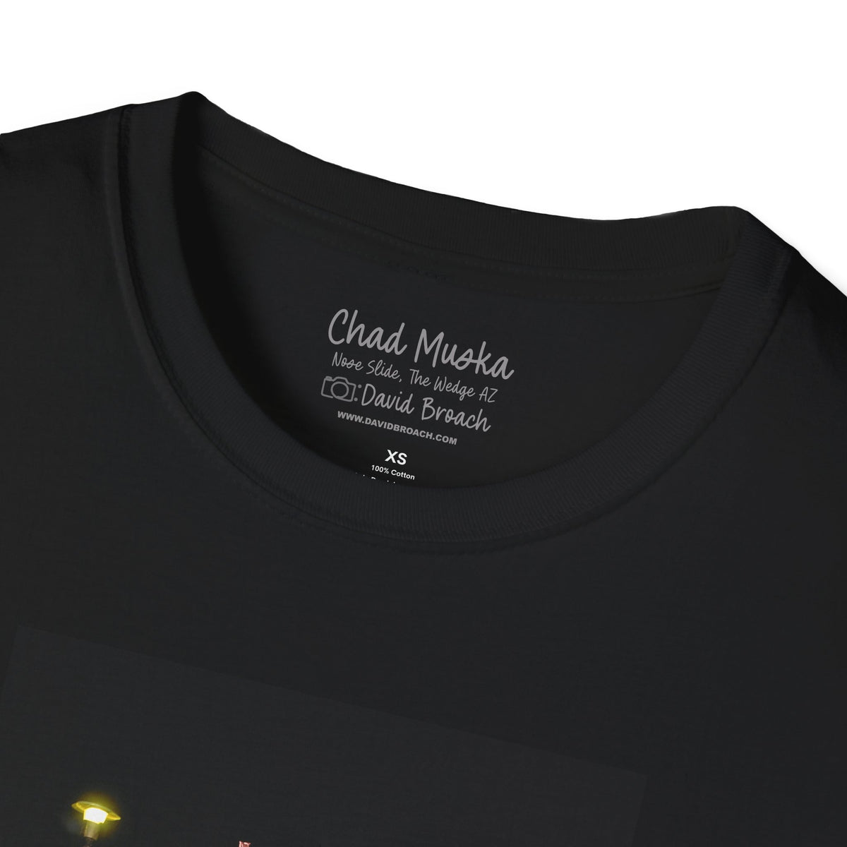 Chad Muska, nose slide on stairset ledge at night, The Wedge, Arizona, Y2K era — David Broach Photography skate t-shirt