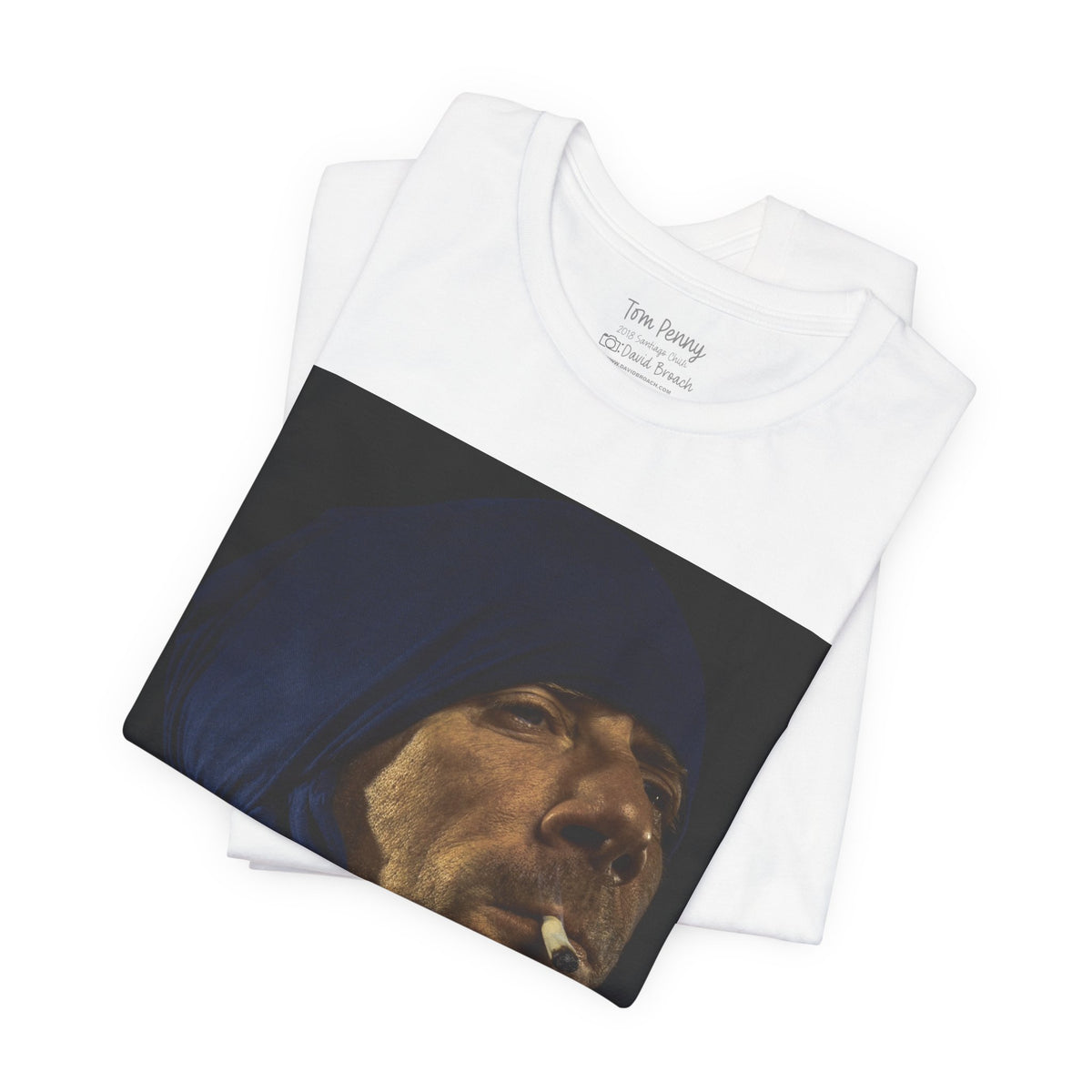 Tom Penny, portrait, Chile 2017-2018, Dutch master painting style — David Broach Photography skate t-shirt