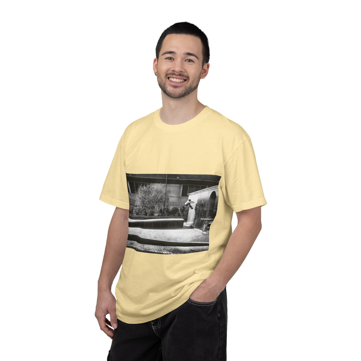 Evan Smith, Kickflip Wallride, Barcelona 2015 - Comfort Colors T-Shirt