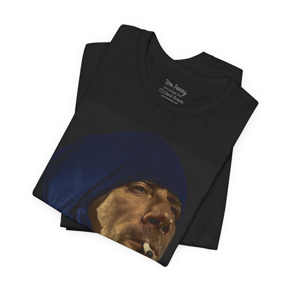 Tom Penny, portrait, Chile 2017-2018, Dutch master painting style — David Broach Photography skate t-shirt