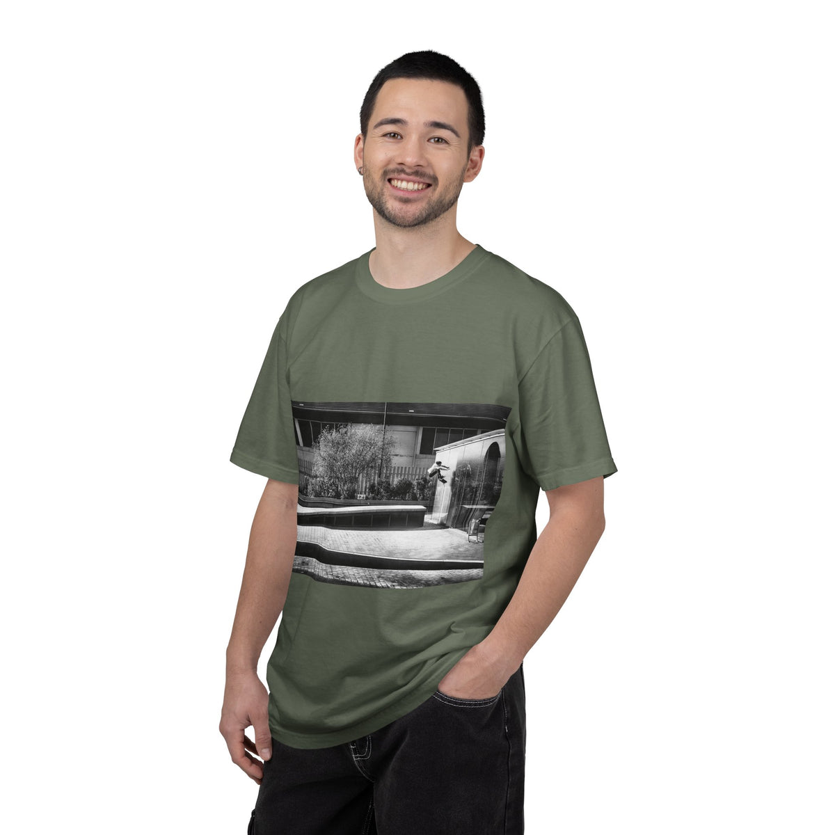 Evan Smith, Kickflip Wallride, Barcelona 2015 - Comfort Colors T-Shirt