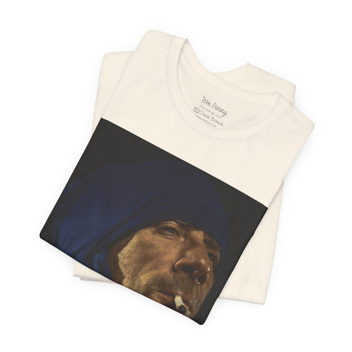 Tom Penny, portrait, Chile 2017-2018, Dutch master painting style — David Broach Photography skate t-shirt