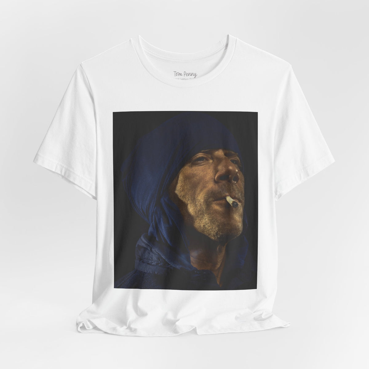 Tom Penny, portrait, Chile 2017-2018, Dutch master painting style — David Broach Photography skate t-shirt