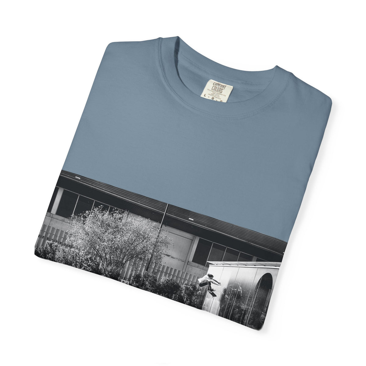 Evan Smith, Kickflip Wallride, Barcelona 2015 - Comfort Colors T-Shirt