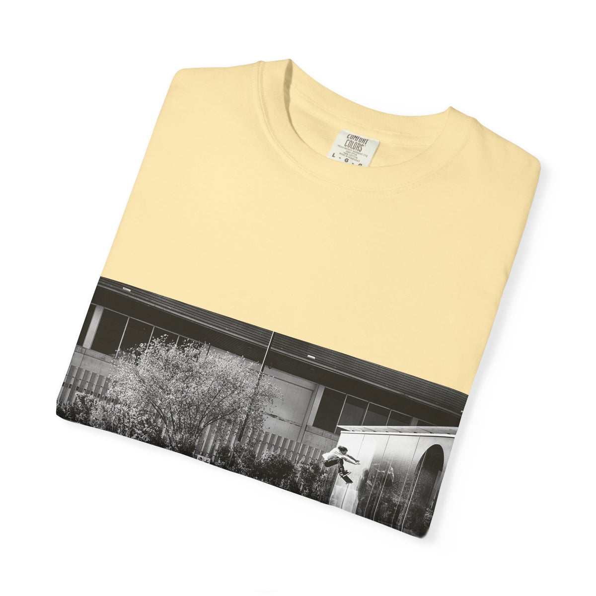 Evan Smith, Kickflip Wallride, Barcelona 2015 - Comfort Colors T-Shirt