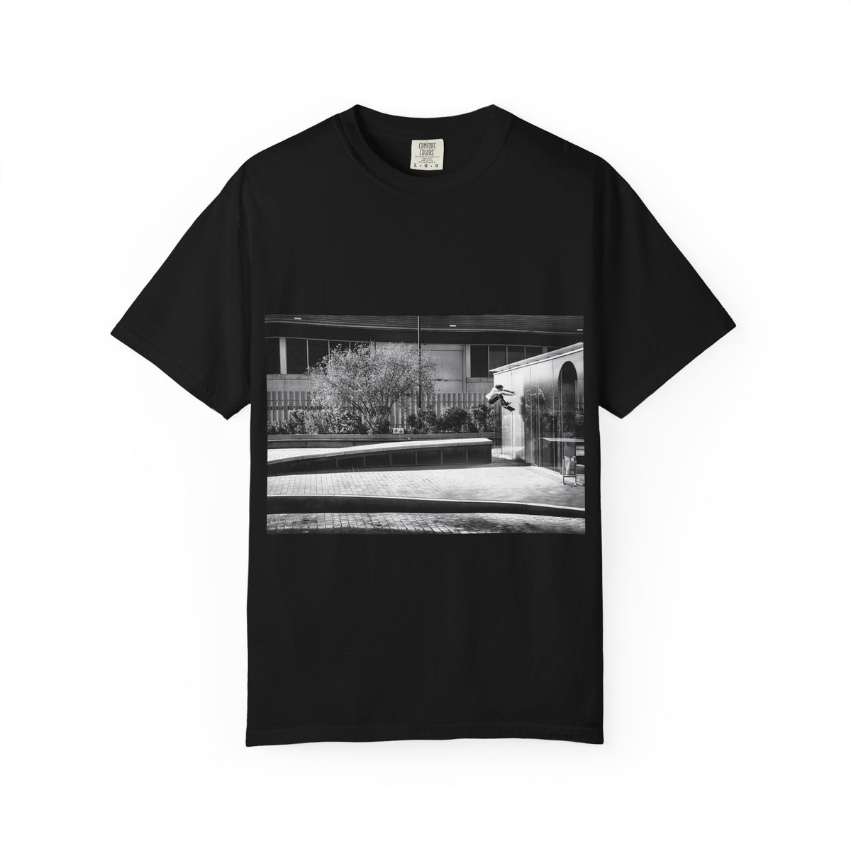 Evan Smith, Kickflip Wallride, Barcelona 2015 - Comfort Colors T-Shirt