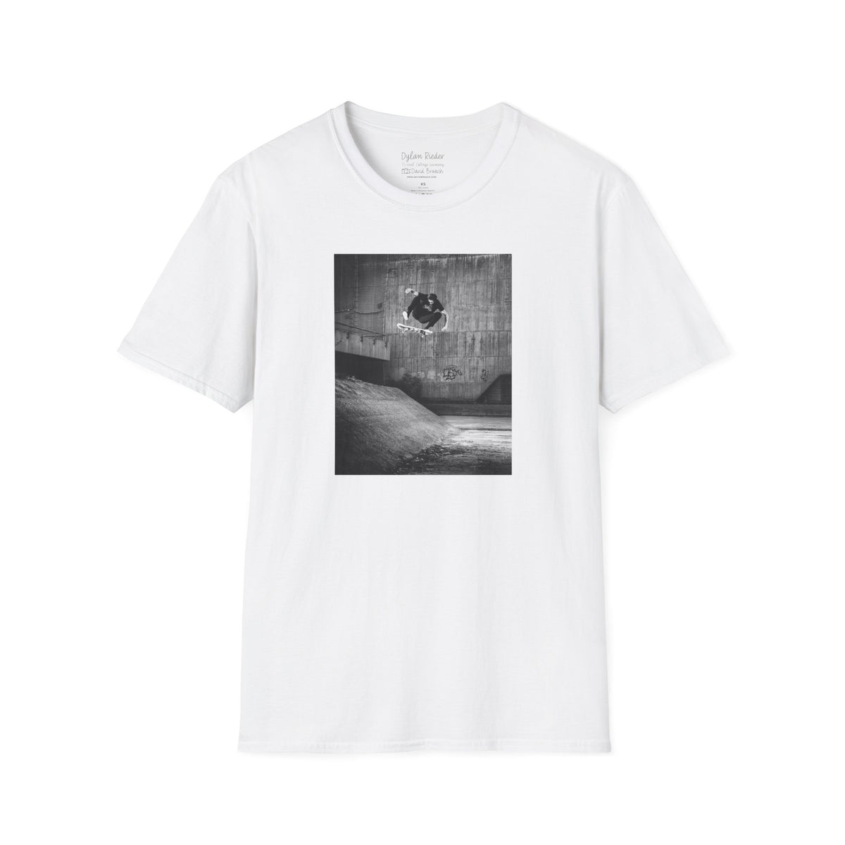 Dylan Rieder, frontside heelflip, Cologne Germany 2013, Thrasher tribute cover — David Broach Photography skate t-shirt