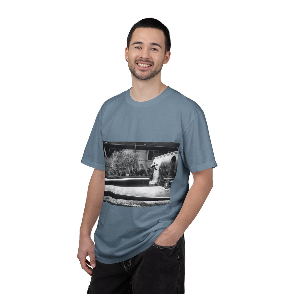 Evan Smith, Kickflip Wallride, Barcelona 2015 - Comfort Colors T-Shirt